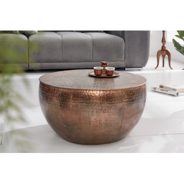 Invicta Stolik kawowy ORIENT II miedź płomieniowana 60cm / 39535