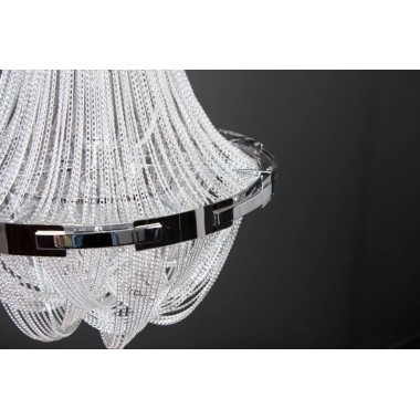 Lampa podłogowa Royal 189-204cm srebrna / 40687