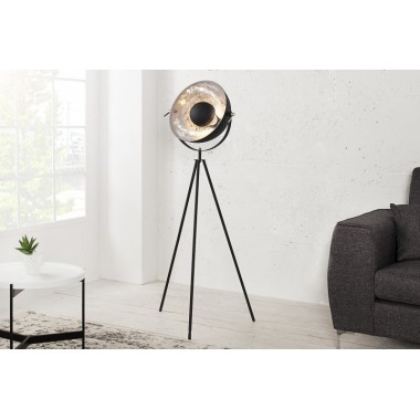 Lampa podłogowa Big Studio 160cm czarne srebro / 36562