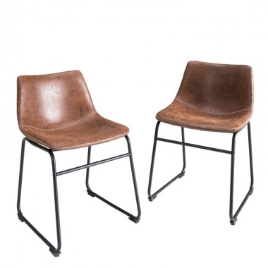Krzesło Django vintage brązowy / 37347