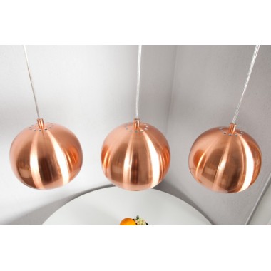 Lampa wisząca Copper Ball 3 z regulacją wysokości / 22975