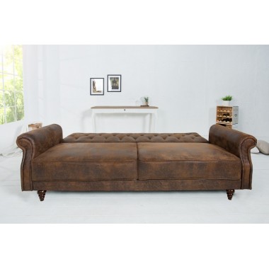 Sofa rozkładana MAISON BELLE II 220cm antyczny brąz / 40082