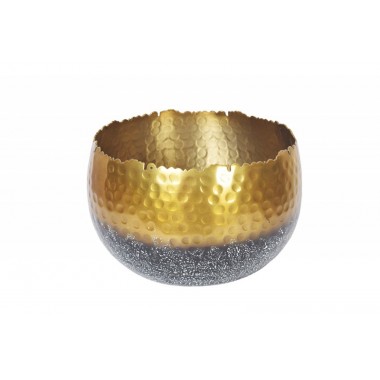 Misa dekoracyjna Orient złota z patyną 18cm / 41562