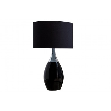 Lampa stołowa CARLA 60cm czarna / 37005