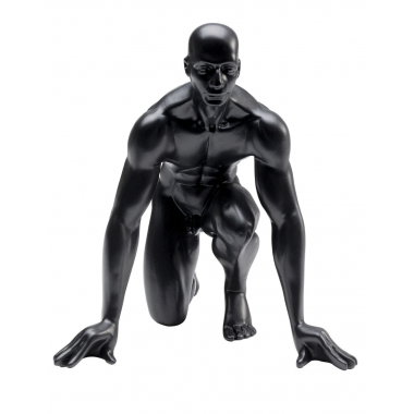 Figurka dekoracyjna runner czarna 23 x 25cm / 53458