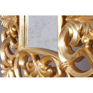 Lustro ścienne VENICE złoto antyczne 75cm / 15626
