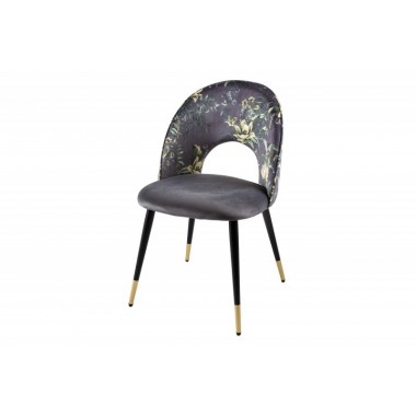 Designerskie krzesło butikowe PRET-A-PORTER szare / 41703