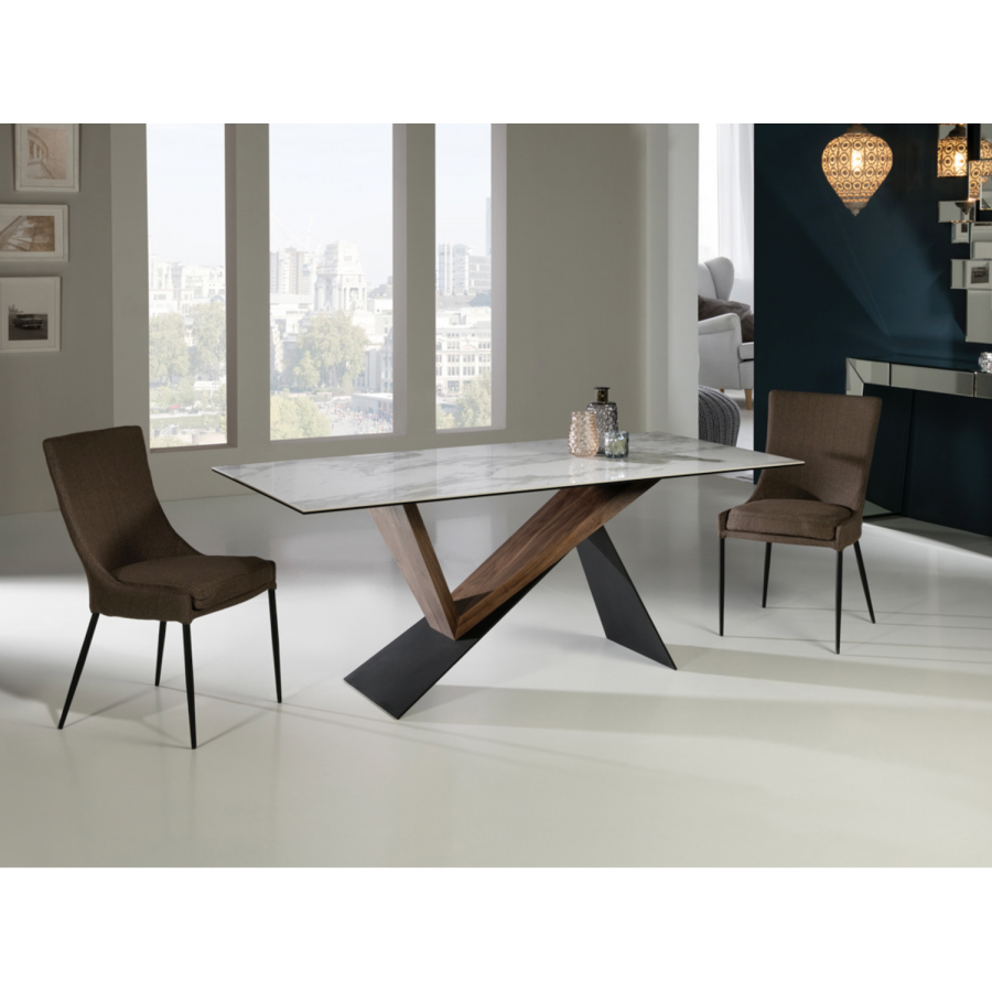 NOA Stół do jadalni optyka marmuru 180  x 75 x 90cm / 742350