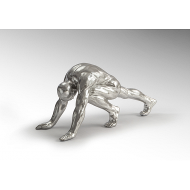 Schuller figurka dekoracyjna Asana silver 92cm / 767057