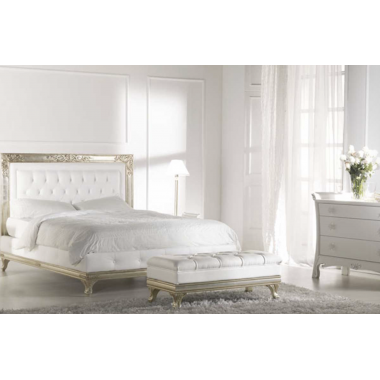 Włoskie łóżko tapicerowane PATRIZIA 220cm x 180cm / KE
