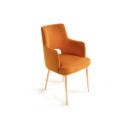 Hiszpańskie krzesło tapicerowane MIA Orange 56cm / MIA.ST CIH