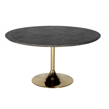 Stół do jadalni Blackbone gold Ø 140cm / 7441