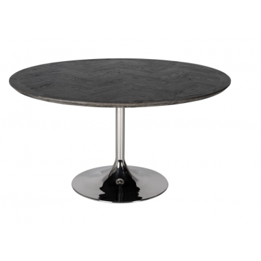 Stół do jadalni Blackbone silver Ø 140cm / 7411