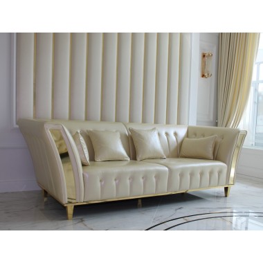 DIAMANTE WŁOSKA SOFA 2 OSOBOWA SKÓRZANA EKSKLUZYWNA 180cm / Adora