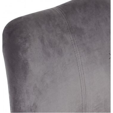 Wohnling Krzesło SCANDINAVIA ciemnoszary aksamit 44cm / WL6.101