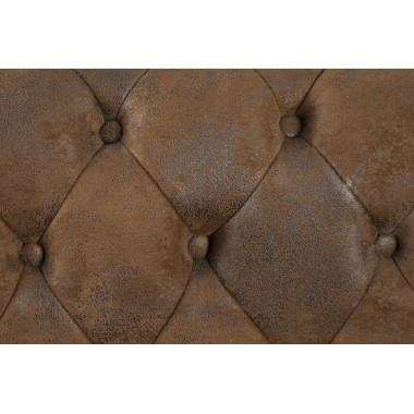 Sofa CHESTERFIELD 3 osobowa  brązowy antyk / 17382