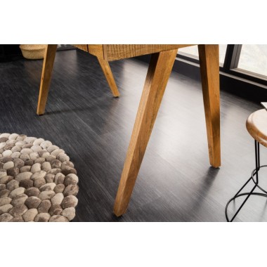 Invicta Biurko MONSOON naturalne mango 120 x 86 x 70cm / 41165