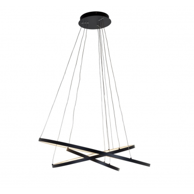 Lampa wisząca AMIRA black 80cm / HL-0123
