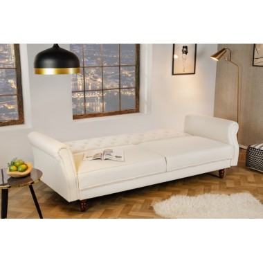 Invicta Sofa rozkładana MAISON BELLE AFFAIRE ecru 220cm / 41498