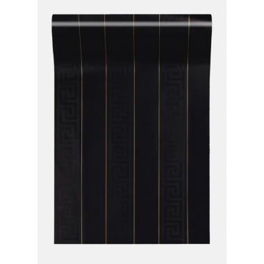 TTapeta VERSACE V Greek Motiv Stripe black 93524-4