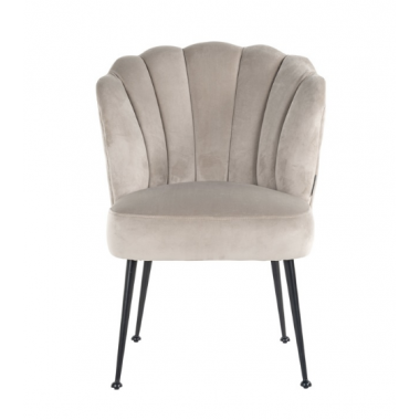 Krzesło tapicerowane PIPPA khaki velvet 66cm / S4445 B KHAKI VELVET