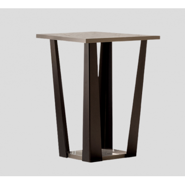 Ambra Włoski stolik boczny 50cm x 50cm - h / Adora, stół do jadalni ambra, stół rozkładany, włoski stół, stół elegancki
