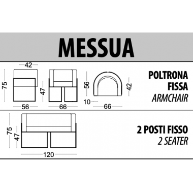 Włoski fotel MESSUA / Tr