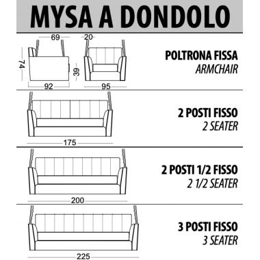 Włoska sofa MYSA / Tr