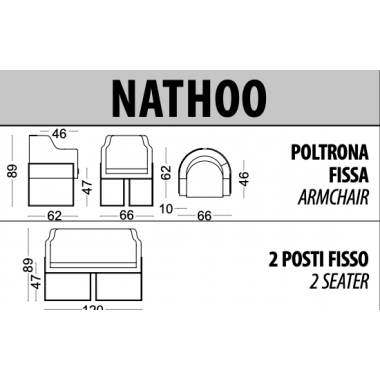 Włoski fotel NATHOO / Tr