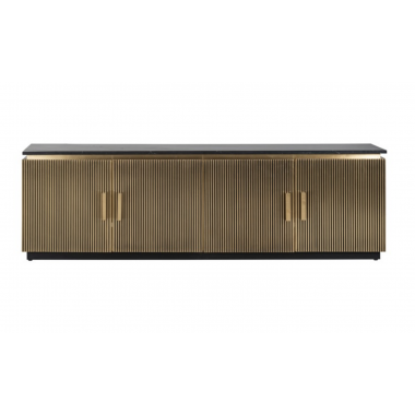 IRONVILLE złota marmurowy blat 200 x 60 x 40cm / 7577