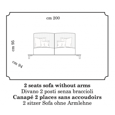 Essenza Włoska Sofa narożna 377cm / EssenzaAdora