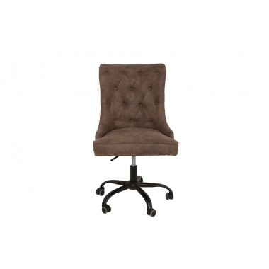 Krzesło biurowe VICTORIAN brązowy opalizujący