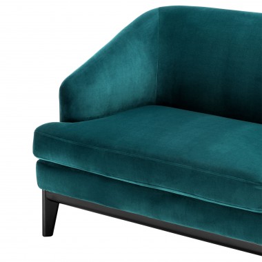 Sofa MONTEREY savona sea green velvet / retro stylet / retro styl