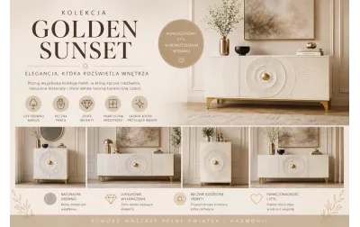 Poznaj Kolekcje GOLDEN SUNSET TURKUS  która zachwyca od pierwszego spojrzenia