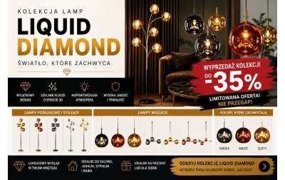 LIQUID DIAMOND Światło, które odmienia wnętrza
