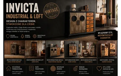 Invicta Industrial & Loft meble z charakterem do nowoczesnych wnętrz